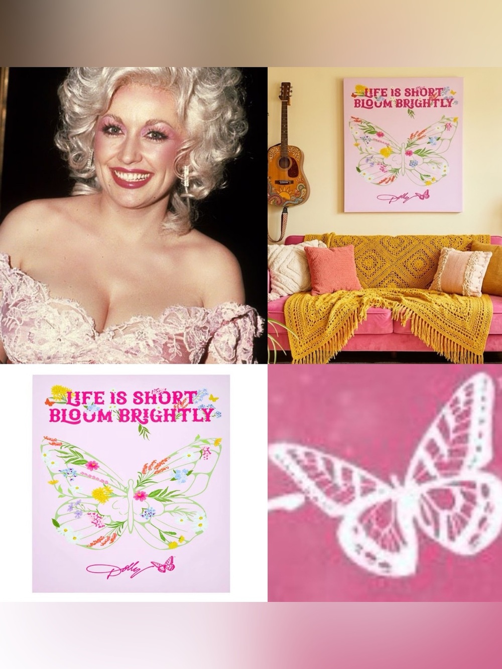Dolly Parton limited edition canvas